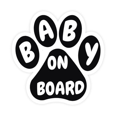 Baby On Board Cute Dog Paw Sticker - stickerbullBaby On Board Cute Dog Paw StickerStickersstickerbullstickerbullSammy_DogPawBaby_1Baby On Board Cute Dog Paw Sticker
