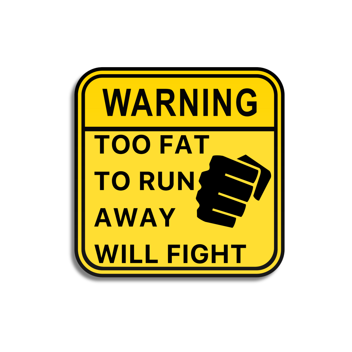 Caution Sign Sticker Pack Warning Sign Stickers - stickerbull