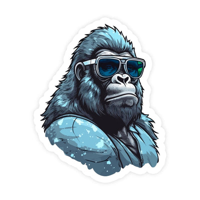 Cool Gorilla With Glasses Sticker - stickerbullCool Gorilla With Glasses StickerStickersstickerbullstickerbullSammy_GlassesGorillaCool Gorilla With Glasses Sticker