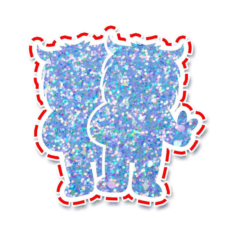 Custom Glitter Stickers - stickerbull