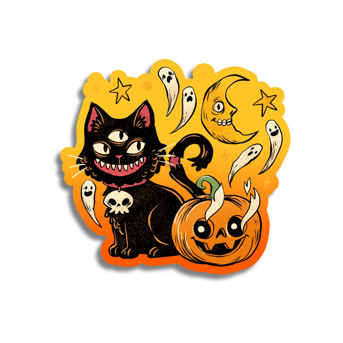 Halloween Sticker Pack Cute Spooky Stickers - stickerbull