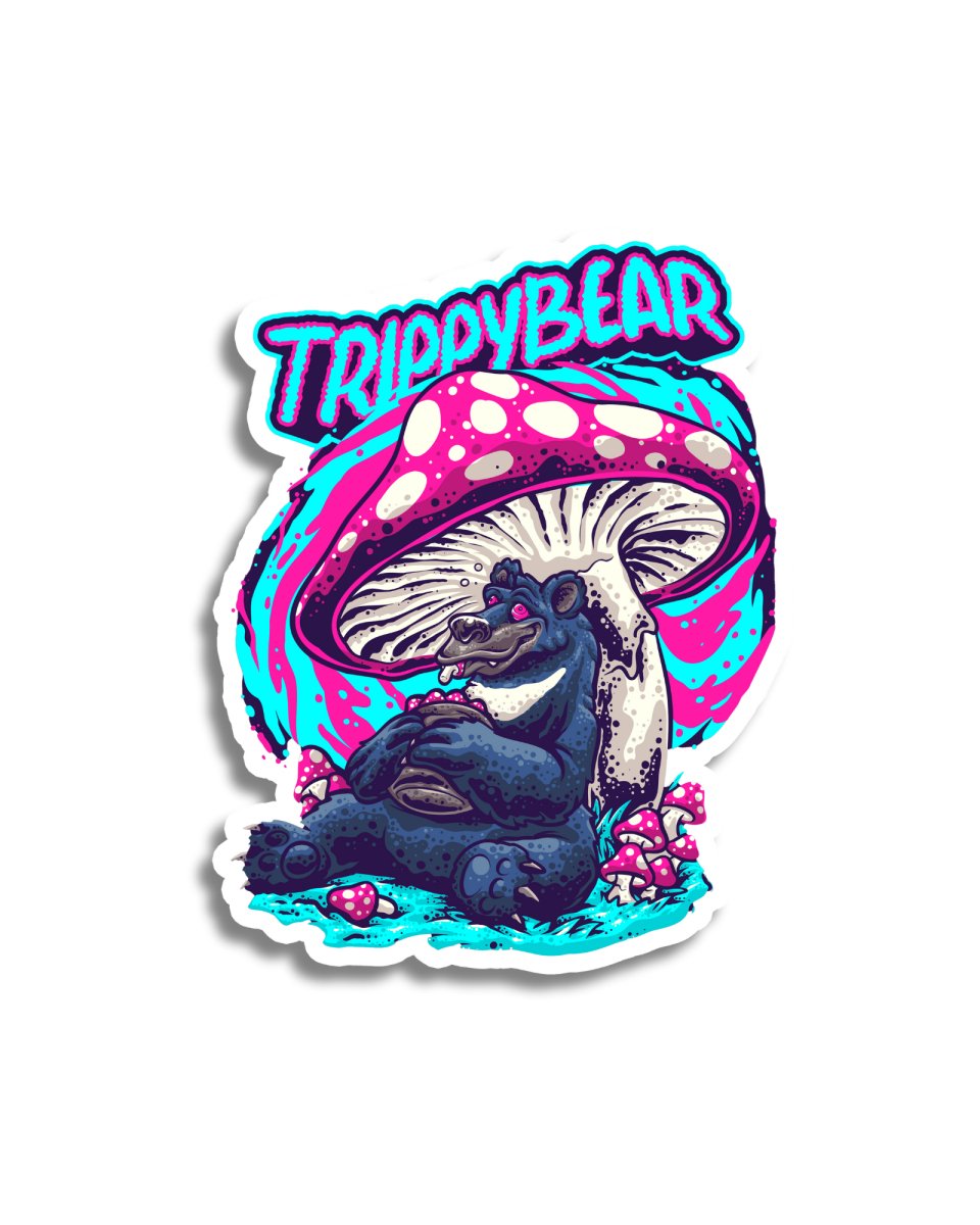 Trippy Sticker Pack Mushroom Hippie Stickers - stickerbull