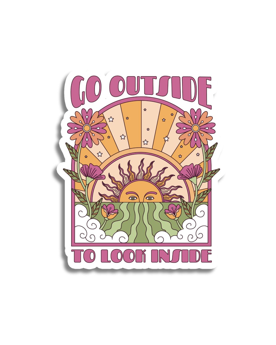 Trippy Sticker Pack Mushroom Hippie Stickers - stickerbull