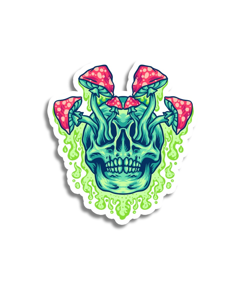 Trippy Sticker Pack Mushroom Hippie Stickers - stickerbull