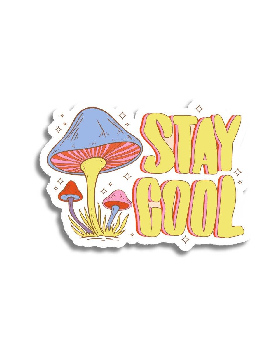 Trippy Sticker Pack Mushroom Hippie Stickers - stickerbull