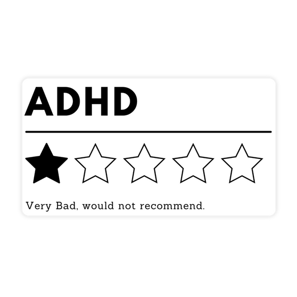 Sticker  How to ADHD