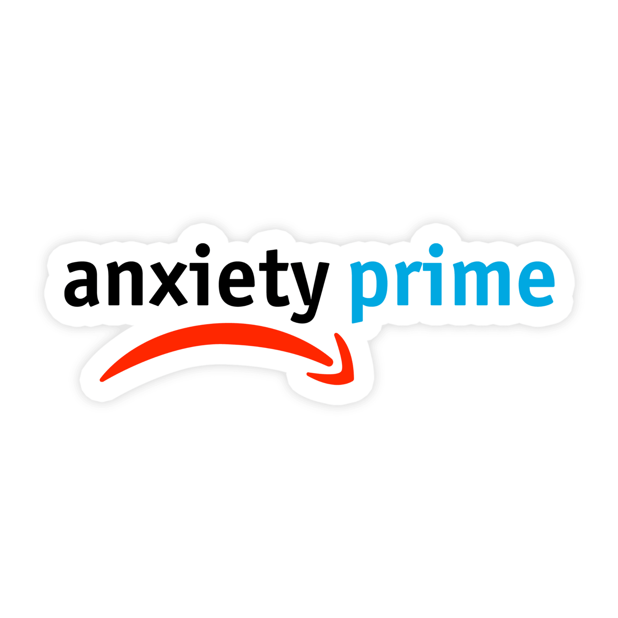 Anxiety Prime Meme Sticker - stickerbull