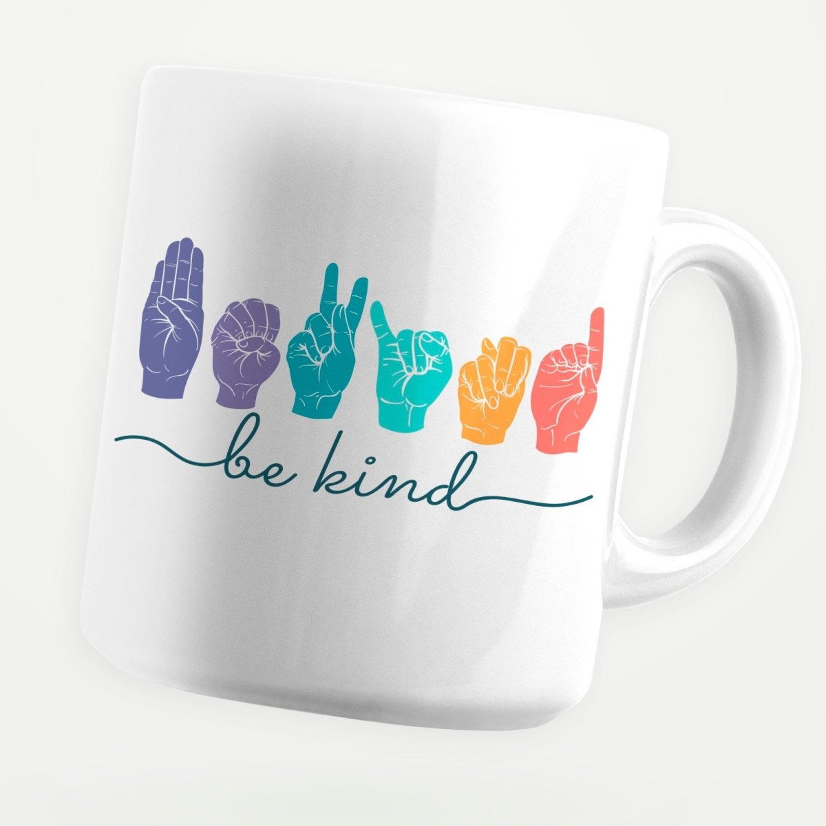 Be Kind ASL 11oz Coffee Mug - stickerbullBe Kind ASL 11oz Coffee MugMugsstickerbullstickerbullMug_BeKindASLBe Kind ASL 11oz Coffee Mug