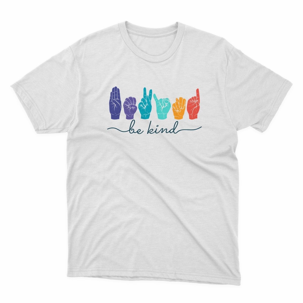 Be Kind Sign Language Shirt - stickerbullBe Kind Sign Language ShirtShirtsPrintifystickerbull32359245159883740469WhiteSa white t - shirt with the words be kind written on it