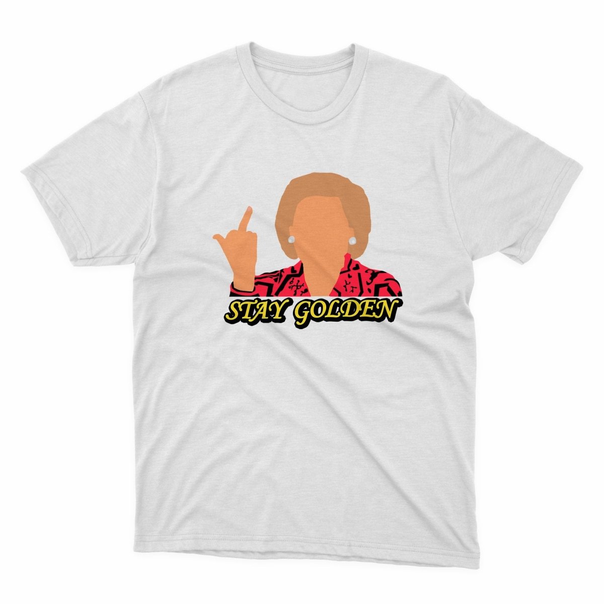 Betty White Stay Golden Middle Finger Shirt - stickerbullBetty White Stay Golden Middle Finger ShirtShirtsPrintifystickerbull28245379907387684976WhiteSa white t - shirt with the words stay golden on it