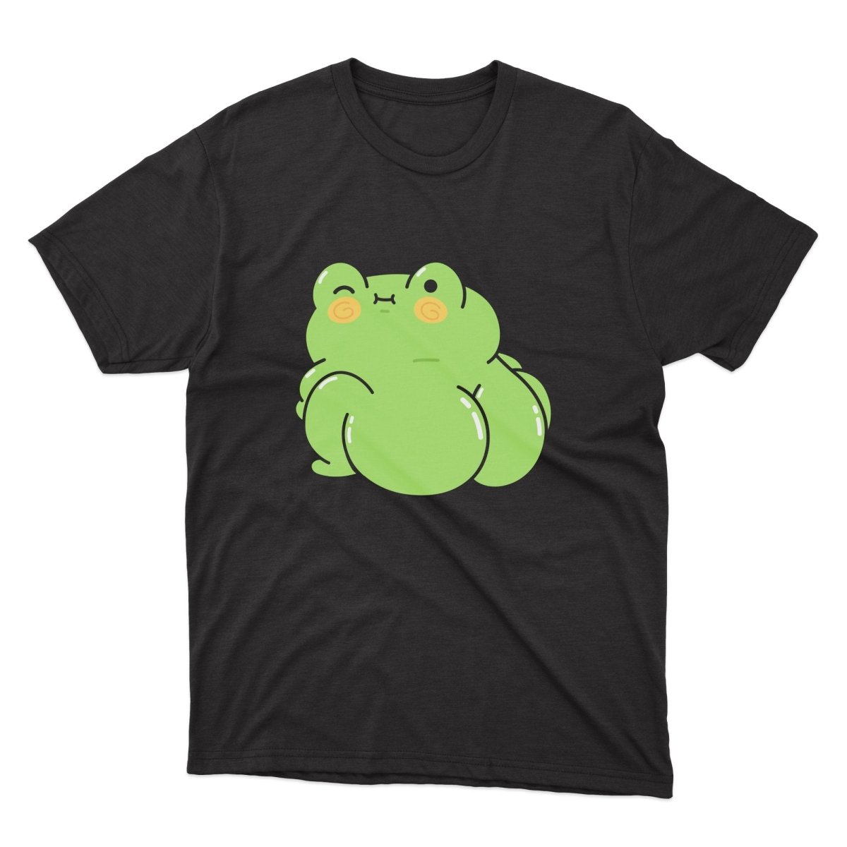 Big Booty Frog Shirt - stickerbullBig Booty Frog ShirtShirtsPrintifystickerbull31362537367696280862BlackSa black t - shirt with a green frog on it