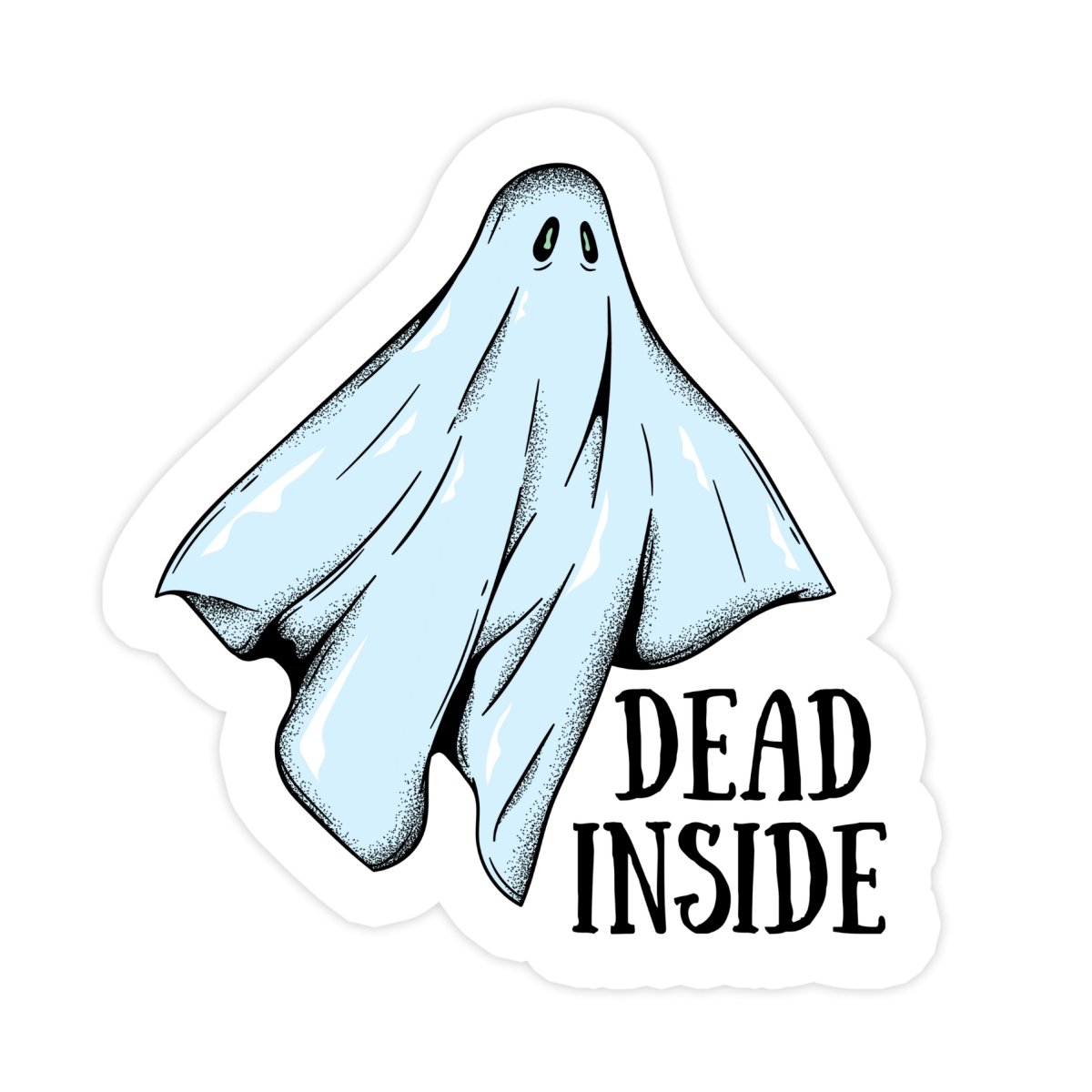 Dead Inside Spooky Sticker - stickerbull