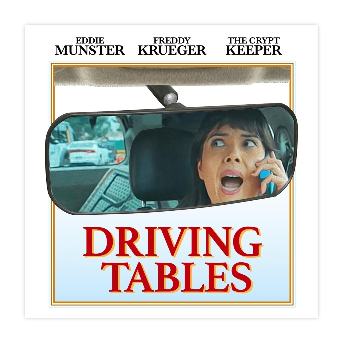 Driving Tables Tim Robinson I Think You Should Leave Sticker - stickerbull