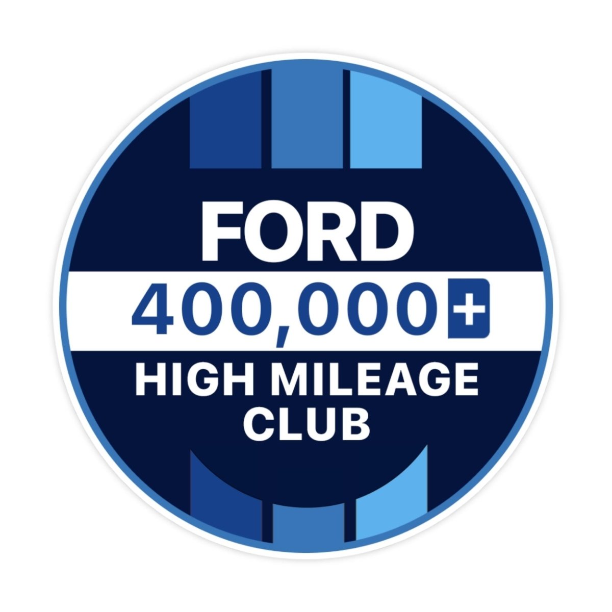 Ford High Mileage Club Sticker Bundle 100k-500k - stickerbull