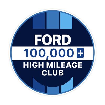 Ford High Mileage Club Sticker Bundle 100k-500k - stickerbullFord High Mileage Club Sticker Bundle 100k-500kRetail StickerstickerbullstickerbullTaylor_Ford100k [#118]100kFord High Mileage Club Sticker Bundle 100k-500k