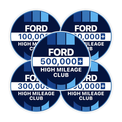 Ford High Mileage Club Sticker Bundle 100k-500k - stickerbullFord High Mileage Club Sticker Bundle 100k-500kRetail StickerstickerbullstickerbullFord BundleMileage BundleFord High Mileage Club Sticker Bundle 100k-500k