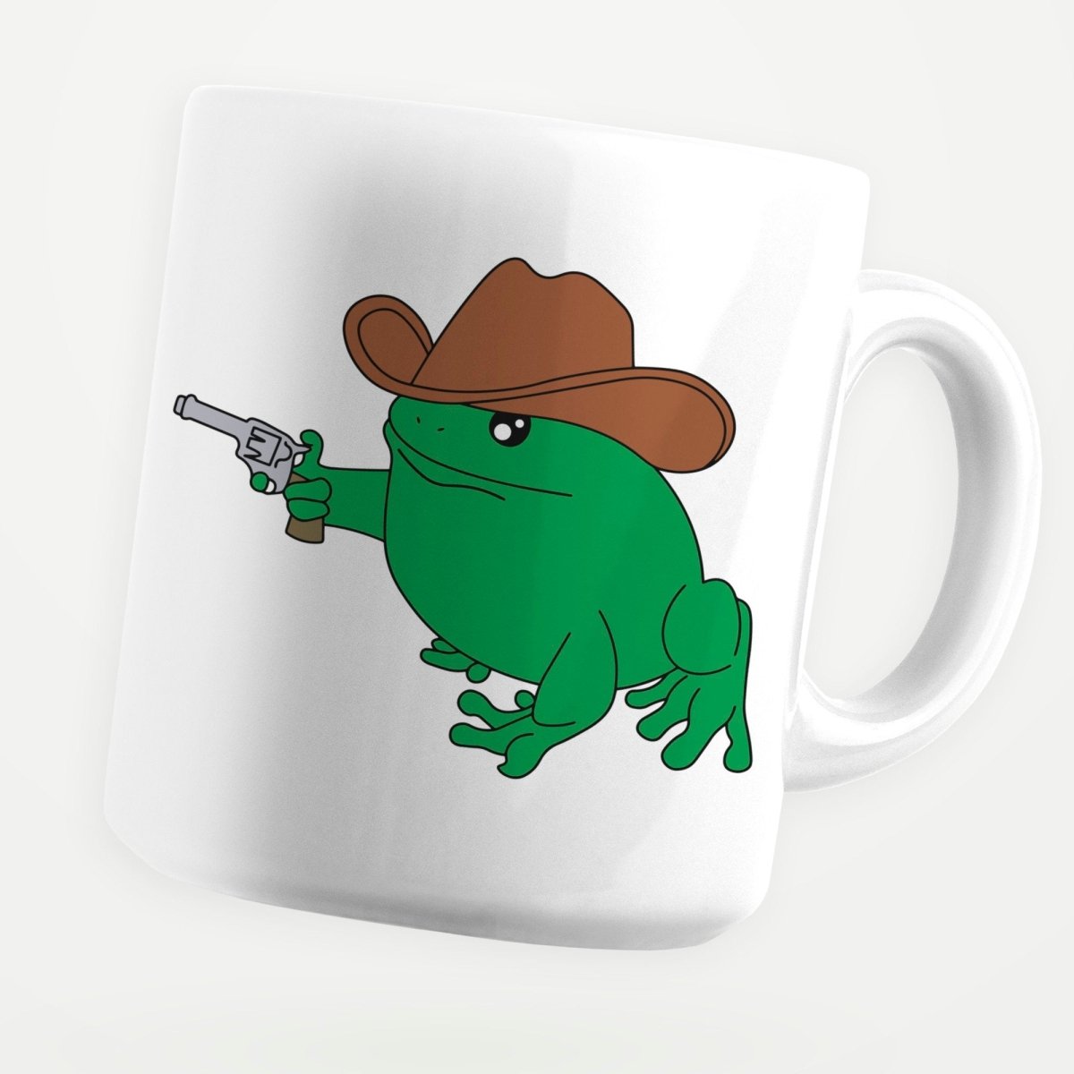 Frog With Gun 11oz Coffee Mug - stickerbullFrog With Gun 11oz Coffee MugMugsstickerbullstickerbullMug_FrogWithGunFrog With Gun 11oz Coffee Mug