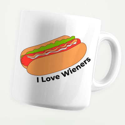 I Love Wieners 11oz Coffee Mug - stickerbullI Love Wieners 11oz Coffee MugMugsstickerbullstickerbullMug_ILoveWienersI Love Wieners 11oz Coffee Mug
