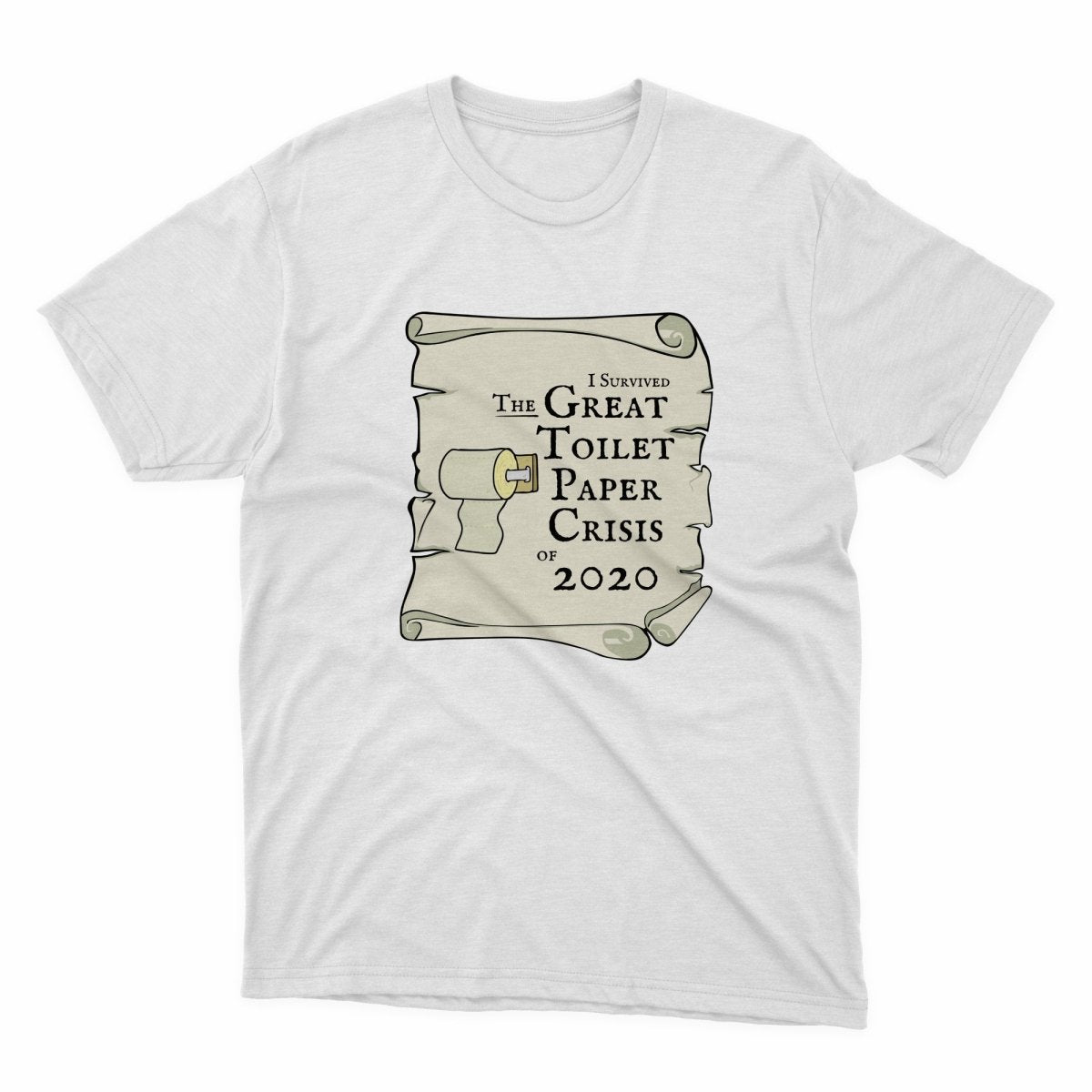 I Survived The Great Toilet Paper Crisis Shirt - stickerbullI Survived The Great Toilet Paper Crisis ShirtShirtsPrintifystickerbull30755630618056111305WhiteSa white t - shirt with the words the great toilet paper crisis on it