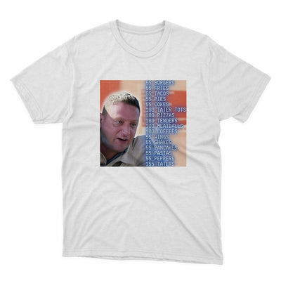 I Think You Should Leave 55 Burgers, 55 Fries Shirt - stickerbullI Think You Should Leave 55 Burgers, 55 Fries ShirtShirtsPrintifystickerbull21236853380180238651WhiteSa white t - shirt with a picture of a man's face