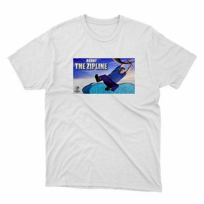 I Think You Should Leave The Zipline Shirt - stickerbullI Think You Should Leave The Zipline ShirtShirtsPrintifystickerbull27361096054337723701WhiteSa white t - shirt with a picture of a man on a surfboard