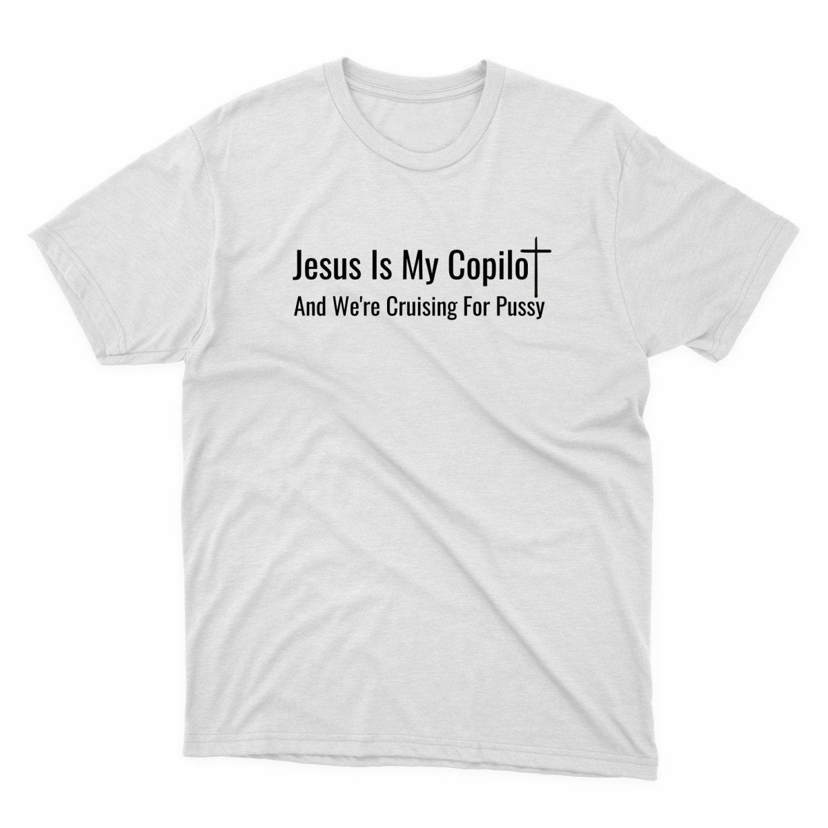 Jesus Copilot Shirt - stickerbullJesus Copilot ShirtShirtsPrintifystickerbull49823545558400377919WhiteSa white t - shirt that says jesus is my copilot and we '