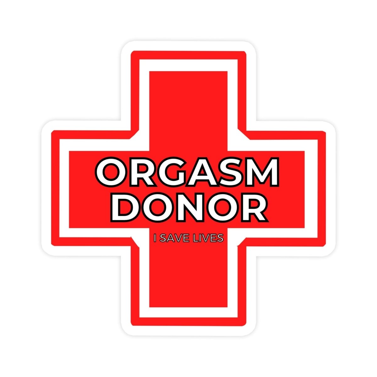 Orgasm Donor Meme Sticker - stickerbull