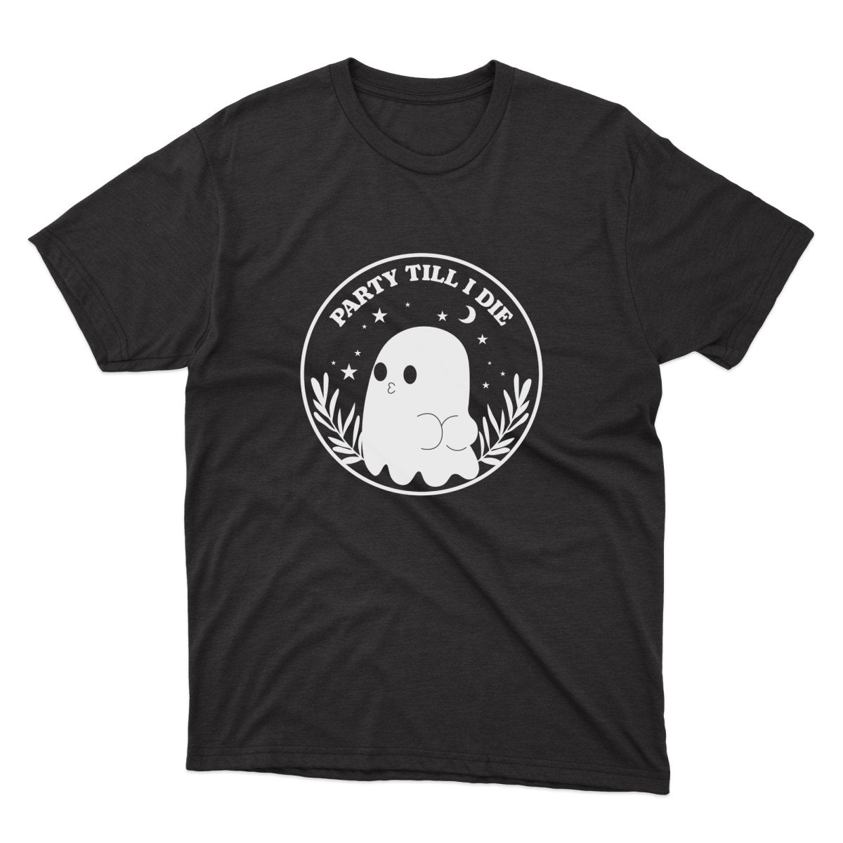 Party Till I Die Shirt - stickerbullParty Till I Die ShirtShirtsPrintifystickerbull20277535479931428066BlackSa black t - shirt with an image of a ghost