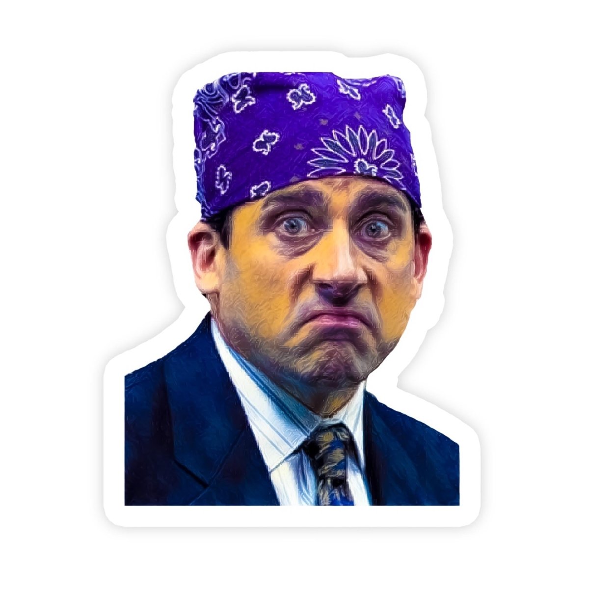 Prison Mike The Office Television Show Sticker - stickerbull