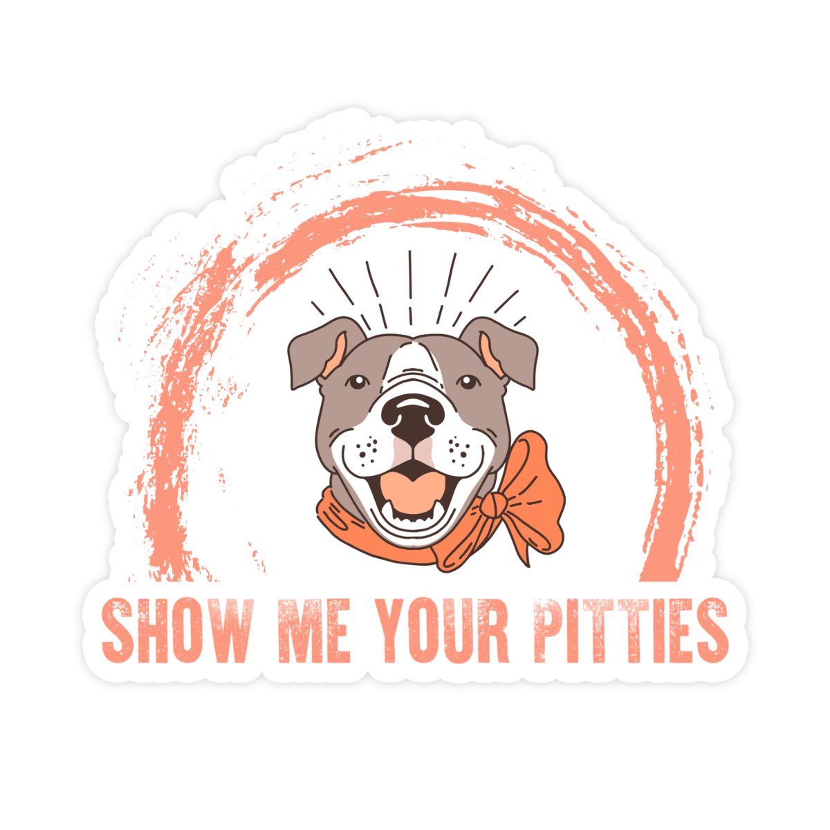 Show Me Your Pitties Sticker - stickerbull