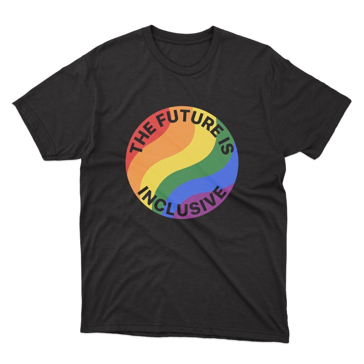 The Future Is Inclusive Shirt - stickerbullThe Future Is Inclusive ShirtShirtsPrintifystickerbull22562903150725345589BlackSa black t - shirt with the words the future is inclusive on it