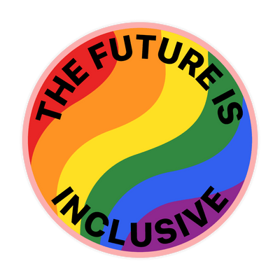 The Future Is Inclusive Sticker - stickerbullThe Future Is Inclusive StickerRetail StickerstickerbullstickerbullSage_FutureInclusive [#272]The Future Is Inclusive Sticker