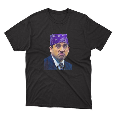The Office Prison Mike Shirt - stickerbullThe Office Prison Mike ShirtShirtsPrintifystickerbull15390542285992232590BlackSa black t - shirt with a picture of a man wearing a purple bandana