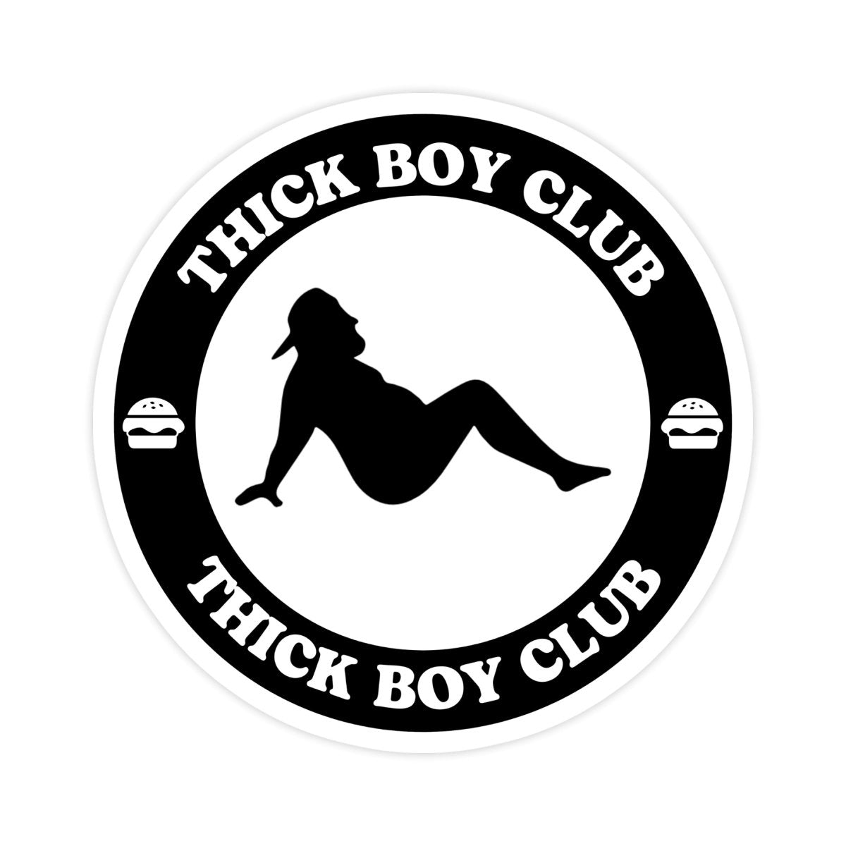 Thick Boy Club Sticker - stickerbull