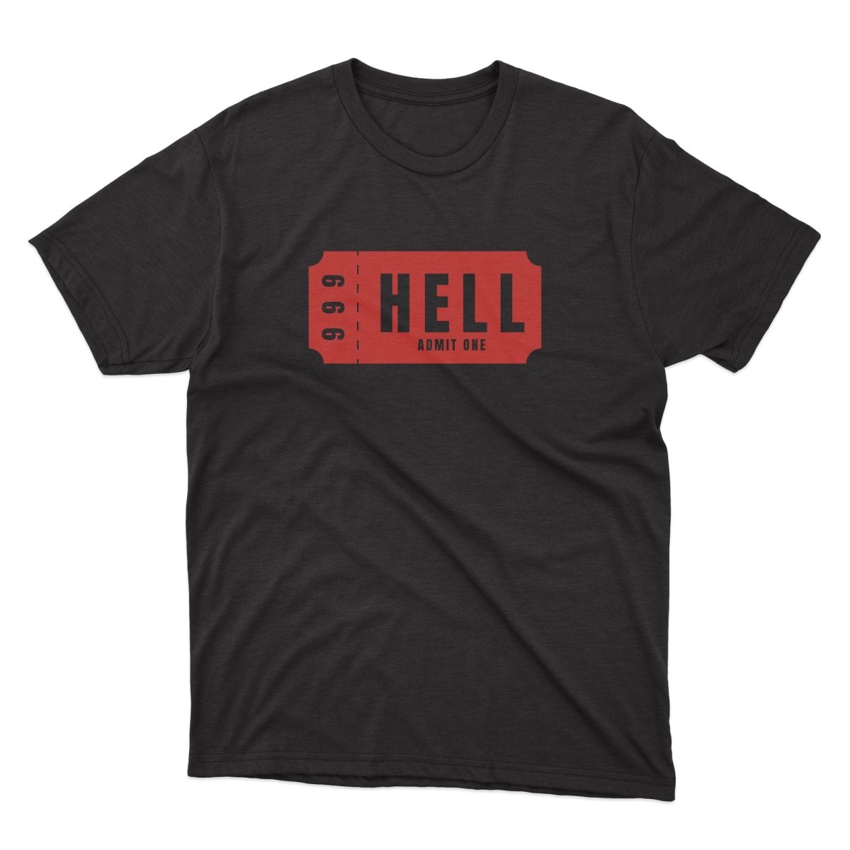 Ticket To Hell Shirt - stickerbullTicket To Hell ShirtShirtsPrintifystickerbull28838976220734578845BlackSa black t - shirt with the words hell on it