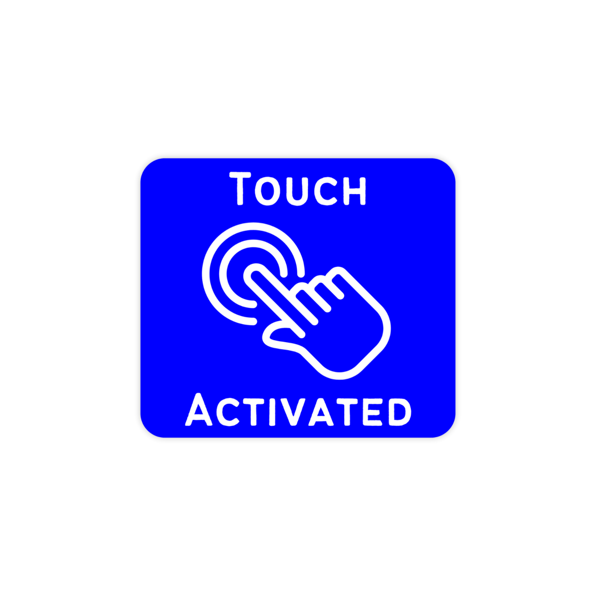 Touch Activated Funny Prank Sticker - stickerbull