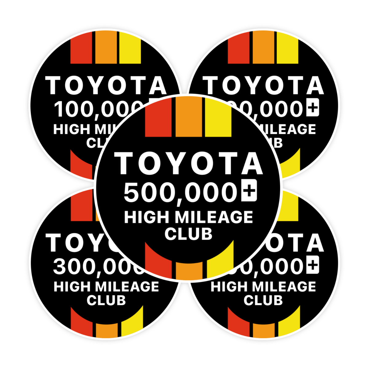 Toyota 100k High Mileage Celebration Decal Sticker - stickerbullToyota 100k High Mileage Celebration Decal StickerRetail StickerstickerbullstickerbullToyota_BundleToyota BundleToyota 100k High Mileage Celebration Decal Sticker