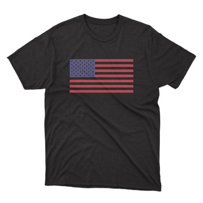 USA Flag Shirt - stickerbullUSA Flag ShirtShirtsPrintifystickerbull18603061742369535405BlackSa black t - shirt with an american flag on it