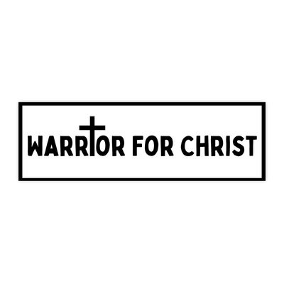 Warrior For Christ Divine Faith Sticker - stickerbullWarrior For Christ Divine Faith StickerRetail StickerstickerbullstickerbullChristWarrior_Warrior For Christ Divine Faith Sticker