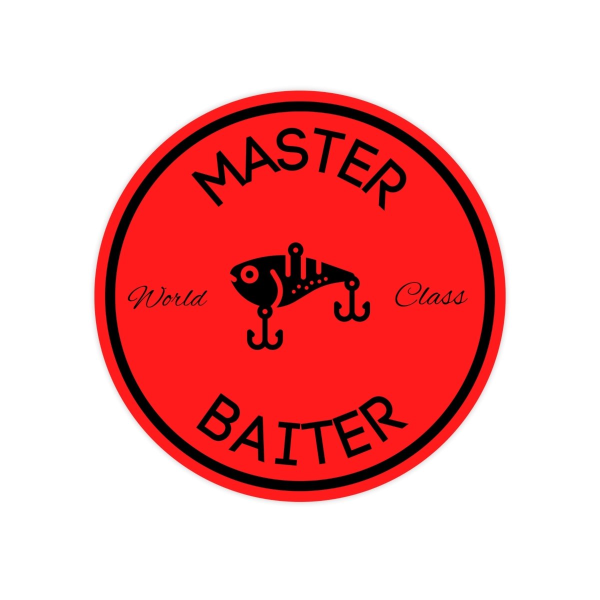 World Class Master Baiter Funny Meme Sticker - stickerbullWorld Class Master Baiter Funny Meme StickerRetail StickerstickerbullstickerbullMastRB_Red & BlackWorld Class Master Baiter Funny Meme Sticker