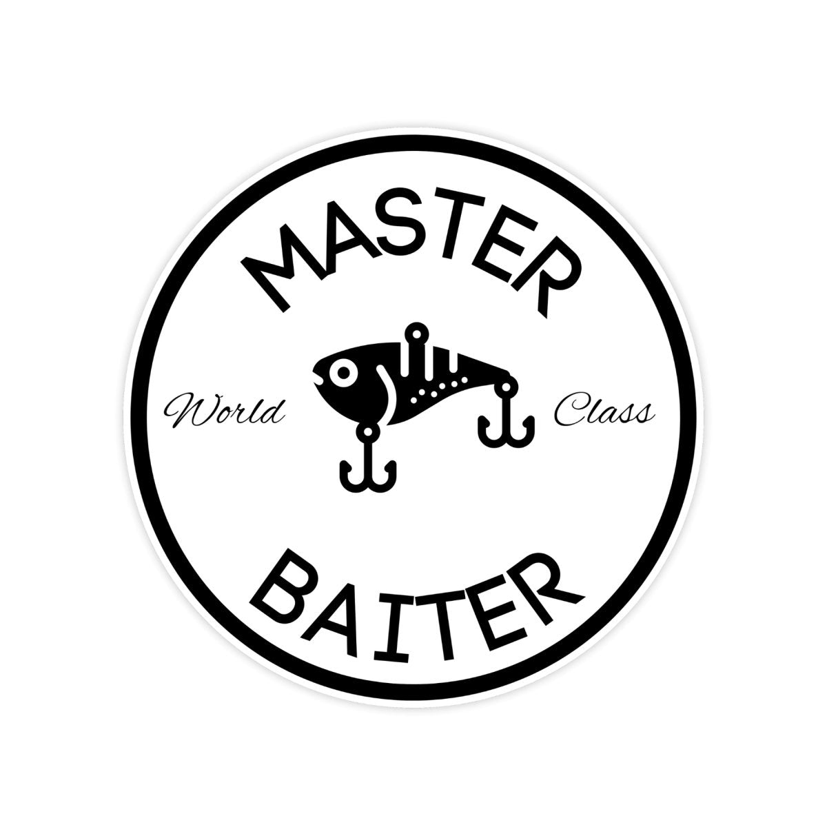 World Class Master Baiter Sticker - stickerbull