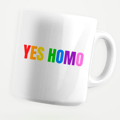 Yes Homo 11oz Coffee Mug - stickerbullYes Homo 11oz Coffee MugMugsstickerbullstickerbullMug_YesHomoYes Homo 11oz Coffee Mug